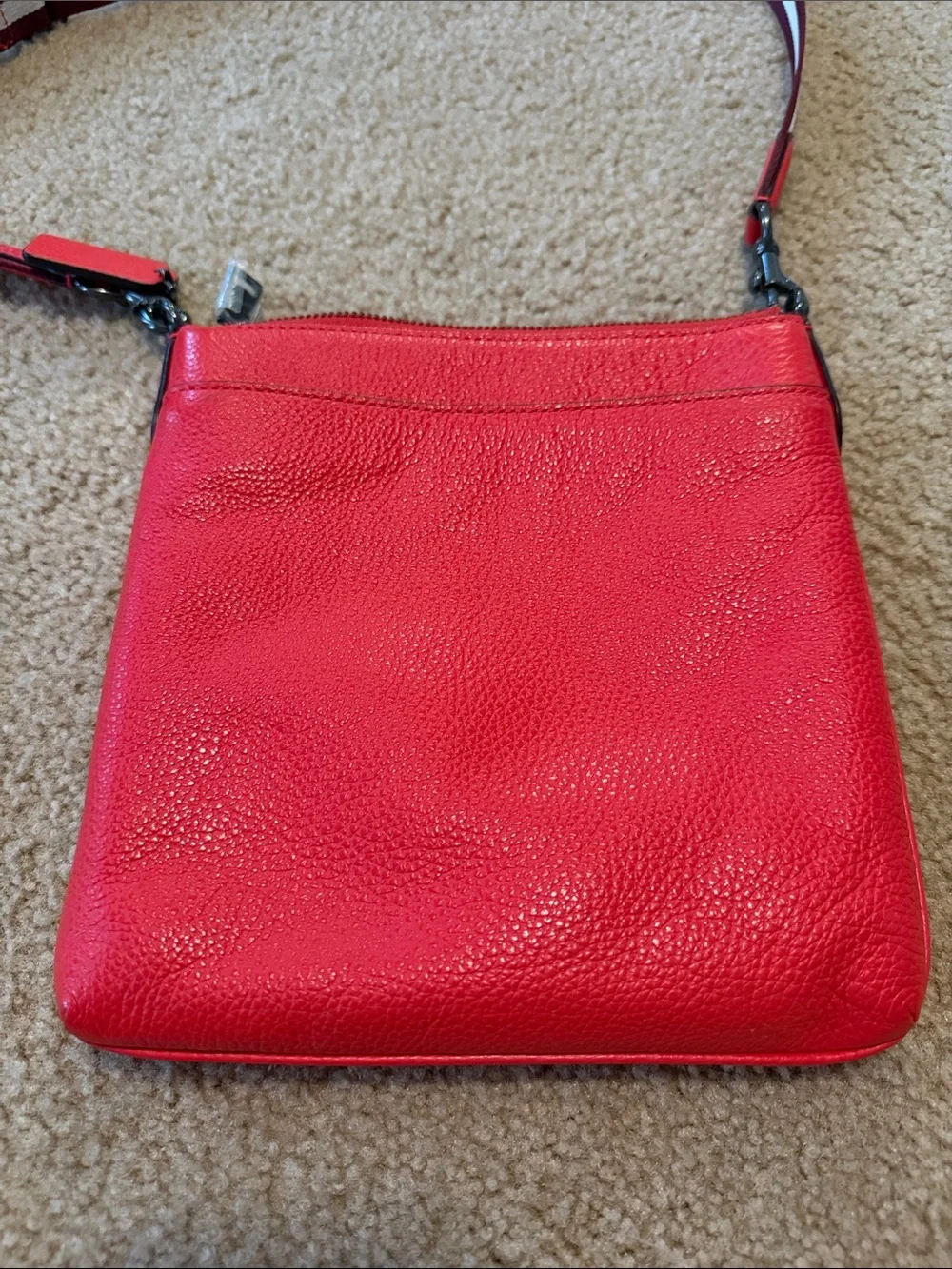 Coach 1897 Jes Slim Red Cross Body Bag